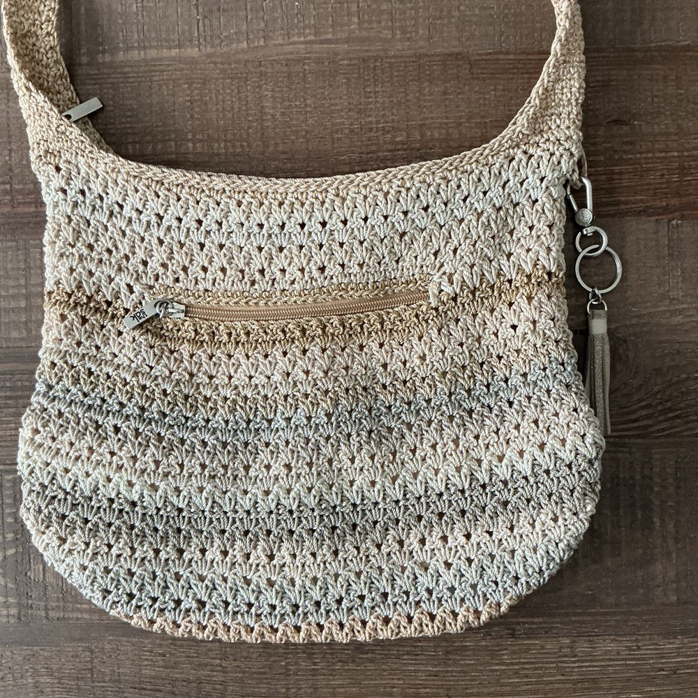 The Sak Rivera Crochet Crossbody Shoulder Bag - Picture 2 of 11